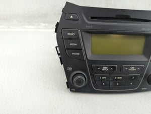 2013-2014 Hyundai Santa Fe Radio AM FM Cd Player Receiver Replacement P/N:96170-4Z1014X Fits 2013 2014 OEM Used Auto Parts