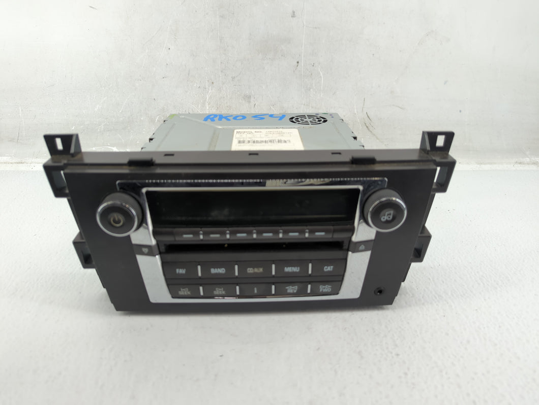 2007-2009 Cadillac Dts Radio AM FM Cd Player Receiver Replacement P/N:15877515 Fits 2007 2008 2009 OEM Used Auto Parts