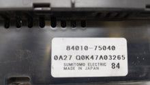 2010-2012 Lexus Hs250h Ac Heater Climate Control 84010-75040 63245 - Oemusedautoparts1.com