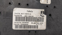 2012 Ford Fusion Fusebox Fuse Box Relay Module Ag1t-14b476-cd 64909 - Oemusedautoparts1.com