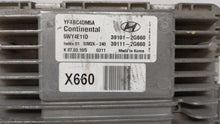 2011 Hyundai Sonata PCM Engine Computer ECU ECM PCU OEM P/N:39111-2G670 39101-2G660 39111-2G660 Fits OEM Used Auto Parts - Oemusedautoparts1.com