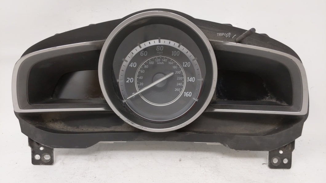 2014 Mazda 3 Instrument Cluster Speedometer Gauges P/N:HABHN1F Fits OEM Used Auto Parts - Oemusedautoparts1.com
