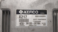 2015 Kia Forte PCM Engine Computer ECU ECM PCU OEM P/N:39133-2EYB6 Fits OEM Used Auto Parts - Oemusedautoparts1.com