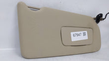 2005 Buick Lacrosse Sun Visor Shade Replacement Passenger Right Mirror Fits OEM Used Auto Parts - Oemusedautoparts1.com