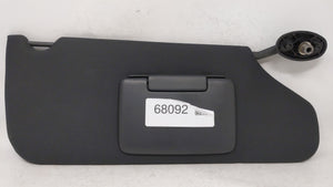 2011-2014 Dodge Avenger Passenger Right Sun Visor Sunvisor Black 68092 Mirror - Oemusedautoparts1.com