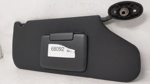 2011-2014 Dodge Avenger Passenger Right Sun Visor Sunvisor Black 68092 Mirror - Oemusedautoparts1.com