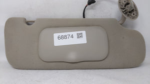 2002-2004 Jeep Liberty Passenger Right Sun Visor Sunvisor Beige 68874 Mirror - Oemusedautoparts1.com