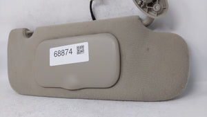 2002-2004 Jeep Liberty Passenger Right Sun Visor Sunvisor Beige 68874 Mirror - Oemusedautoparts1.com