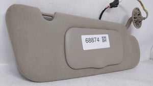 2002-2004 Jeep Liberty Passenger Right Sun Visor Sunvisor Beige 68874 Mirror - Oemusedautoparts1.com