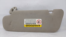 2002-2004 Jeep Liberty Passenger Right Sun Visor Sunvisor Beige 68874 Mirror - Oemusedautoparts1.com