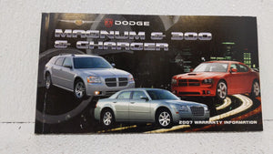 2007 Chrysler 300 Owners Manual Book Guide OEM Used Auto Parts - Oemusedautoparts1.com