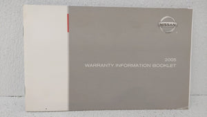 2005 Nissan Maxima Owners Manual Book Guide OEM Used Auto Parts - Oemusedautoparts1.com