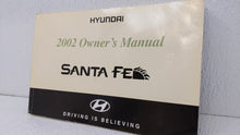 2002 Hyundai Santa Fe Owners Manual Book Guide OEM Used Auto Parts - Oemusedautoparts1.com