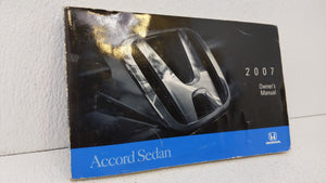 2007 Honda Accord Owners Manual Book Guide OEM Used Auto Parts - Oemusedautoparts1.com