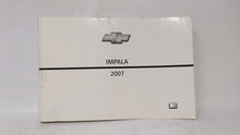 2007 Chevrolet Impala Owners Manual Book Guide OEM Used Auto Parts - Oemusedautoparts1.com