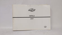 2007 Chevrolet Impala Owners Manual Book Guide OEM Used Auto Parts - Oemusedautoparts1.com