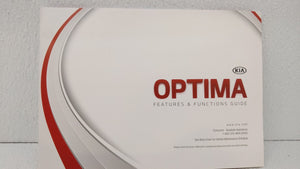 2015 Kia Optima Owners Manual Book Guide OEM Used Auto Parts - Oemusedautoparts1.com