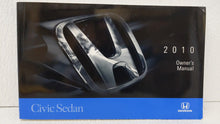 2010 Honda Civic Owners Manual Book Guide OEM Used Auto Parts - Oemusedautoparts1.com