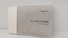 2006 Nissan Maxima Owners Manual Book Guide OEM Used Auto Parts - Oemusedautoparts1.com
