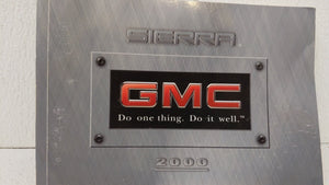 2000 Gmc Sierra Owners Manual Book Guide OEM Used Auto Parts - Oemusedautoparts1.com