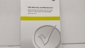 2015 Volkswagen Jetta Owners Manual Book Guide OEM Used Auto Parts - Oemusedautoparts1.com