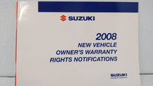 2008 Suzuki Forenza Owners Manual Book Guide OEM Used Auto Parts - Oemusedautoparts1.com