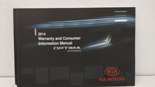 2014 Kia Optima Owners Manual Book Guide OEM Used Auto Parts - Oemusedautoparts1.com