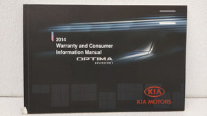 2014 Kia Optima Owners Manual Book Guide OEM Used Auto Parts - Oemusedautoparts1.com