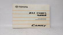 2007 Toyota Camry Owners Manual Book Guide OEM Used Auto Parts - Oemusedautoparts1.com