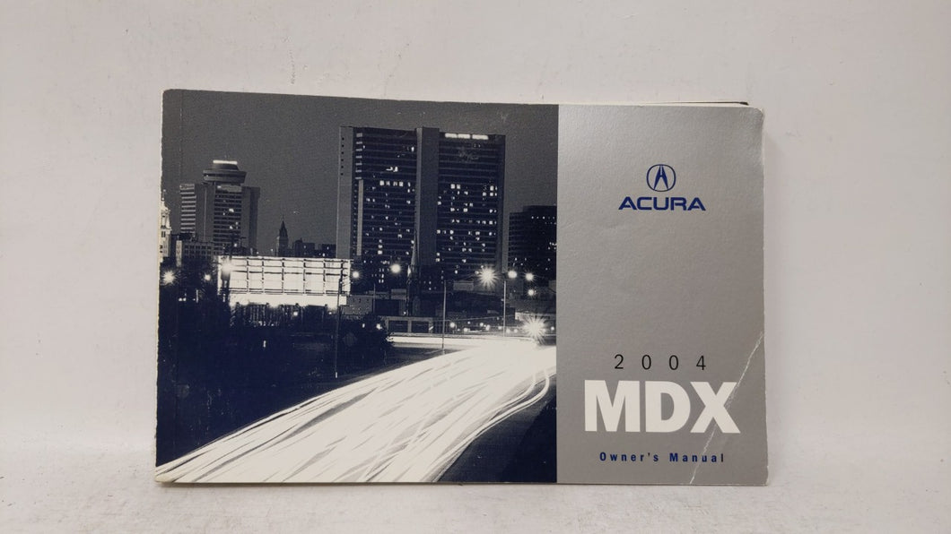 2004 Acura Mdx Owners Manual Book Guide OEM Used Auto Parts - Oemusedautoparts1.com