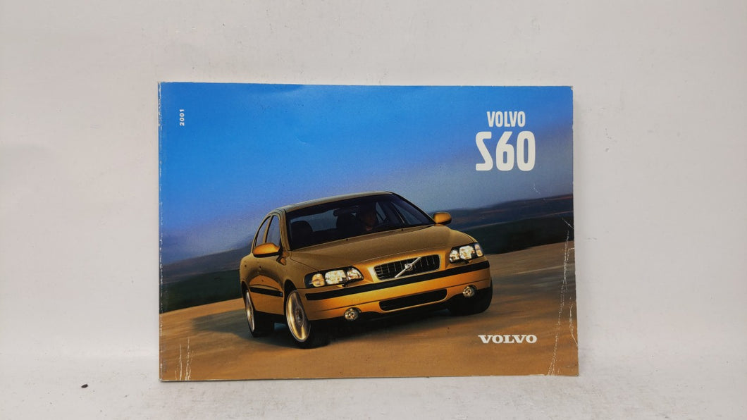 2001 Volvo S60 Owners Manual Book Guide OEM Used Auto Parts - Oemusedautoparts1.com