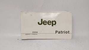 2008 Jeep Patriot Owners Manual Book Guide OEM Used Auto Parts - Oemusedautoparts1.com