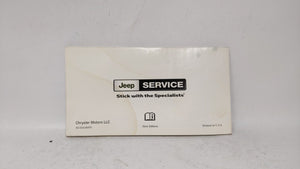 2008 Jeep Patriot Owners Manual Book Guide OEM Used Auto Parts - Oemusedautoparts1.com