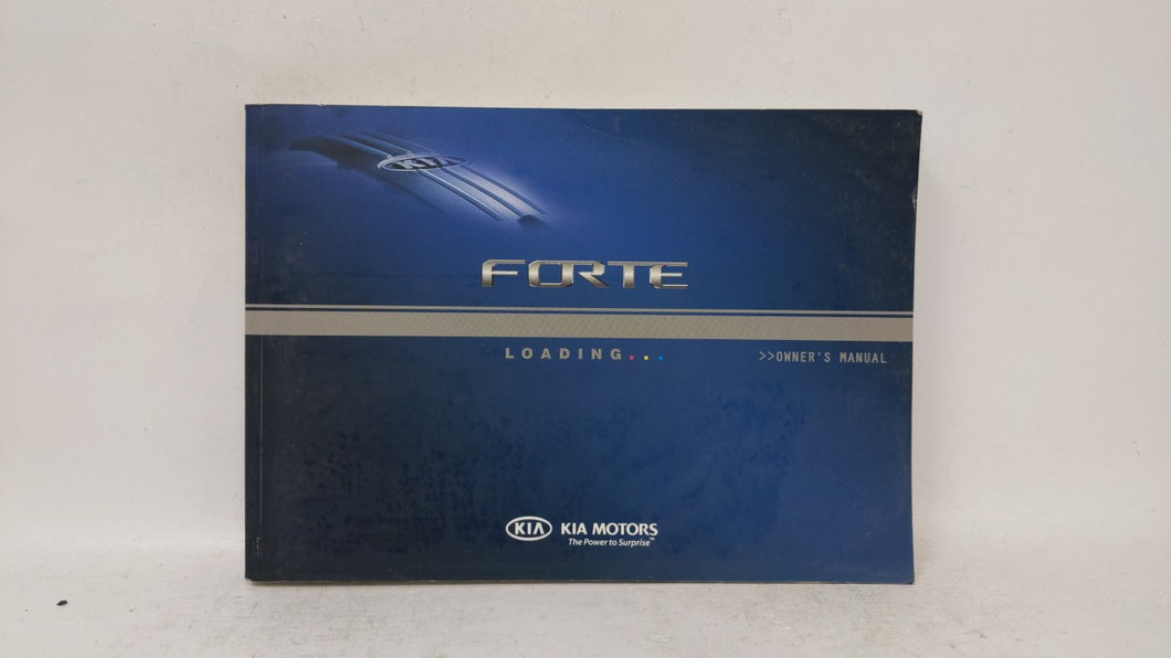 2011 Kia Forte Owners Manual Book Guide OEM Used Auto Parts - Oemusedautoparts1.com