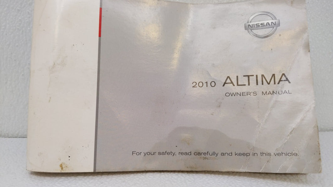 2010 Nissan Altima Owners Manual Book Guide OEM Used Auto Parts - Oemusedautoparts1.com