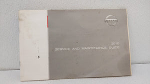 2010 Nissan Altima Owners Manual Book Guide OEM Used Auto Parts - Oemusedautoparts1.com