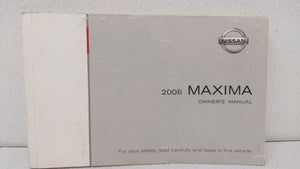 2008 Nissan Maxima Owners Manual Book Guide OEM Used Auto Parts - Oemusedautoparts1.com