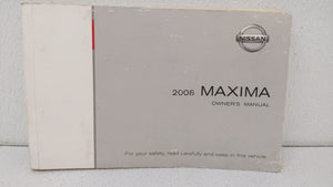 2008 Nissan Maxima Owners Manual Book Guide OEM Used Auto Parts - Oemusedautoparts1.com