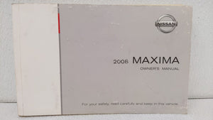 2008 Nissan Maxima Owners Manual Book Guide OEM Used Auto Parts - Oemusedautoparts1.com