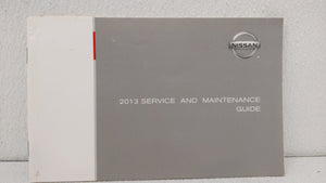 2013 Nissan Maxima Owners Manual Book Guide OEM Used Auto Parts - Oemusedautoparts1.com