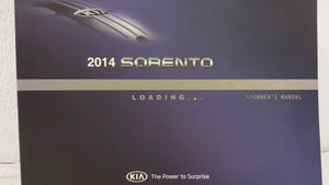 2014 Kia Sorento Owners Manual Book Guide OEM Used Auto Parts - Oemusedautoparts1.com