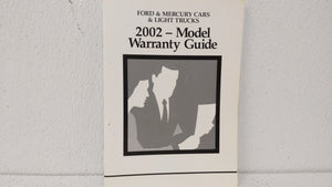 2002 Mercury Mountaineer Owners Manual Book Guide OEM Used Auto Parts - Oemusedautoparts1.com