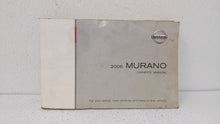 2006 Nissan Murano Owners Manual Book Guide OEM Used Auto Parts - Oemusedautoparts1.com