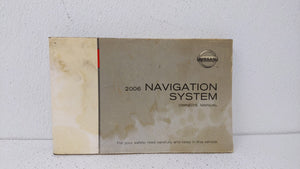 2006 Nissan Murano Owners Manual Book Guide OEM Used Auto Parts - Oemusedautoparts1.com