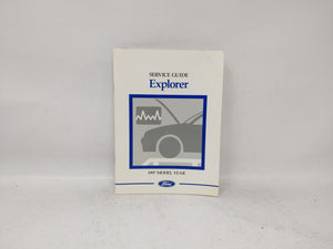 1997 Ford Explorer Owners Manual Book Guide OEM Used Auto Parts - Oemusedautoparts1.com