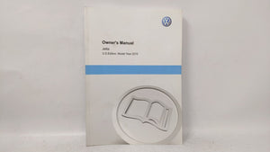 2015 Volkswagen Jetta Owners Manual Book Guide OEM Used Auto Parts - Oemusedautoparts1.com