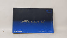 2014 Honda Accord Owners Manual Book Guide OEM Used Auto Parts - Oemusedautoparts1.com