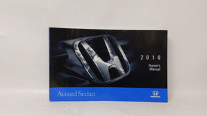 2010 Honda Accord Owners Manual Book Guide OEM Used Auto Parts - Oemusedautoparts1.com