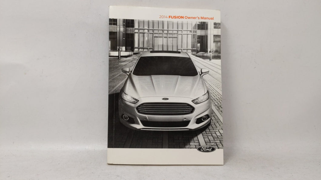 2014 Ford Fusion Owners Manual Book Guide OEM Used Auto Parts - Oemusedautoparts1.com