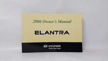 2006 Hyundai Elantra Owners Manual Book Guide OEM Used Auto Parts - Oemusedautoparts1.com